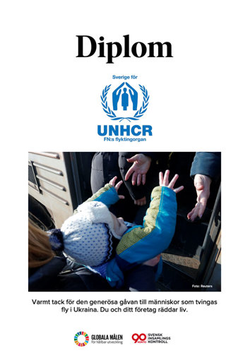 Diplom från UNHCR